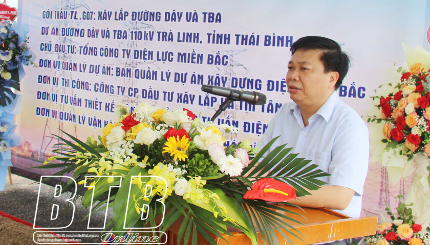   Tổng Công ty Điện lực miền Bắc: Triển khai dự án trạm biến áp 110kV Trà Linh