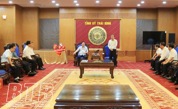   Chủ tịch VV88 casino đăng ký Vương Đình Huệ và đoàn công tác của Bộ VV88 đăng ký nhận ngay 58k làm việc với Ban Thường vụ VV88 casino Thái Bình