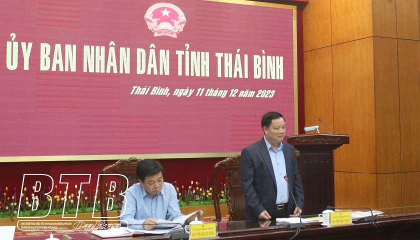   UBND tỉnh: Nghe và cho ý kiến vào một số nội dung quan trọng