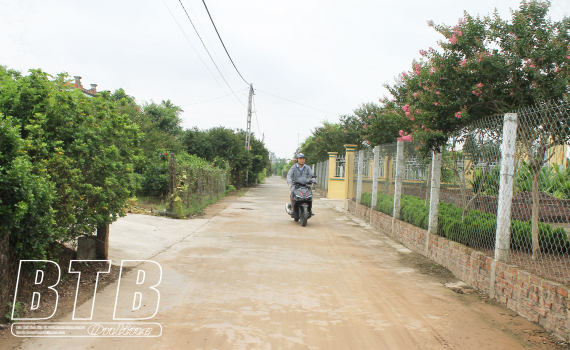   Bách Thuận xây dựng nông thôn mới nâng cao: Cao vẫn quyết tâm đạt