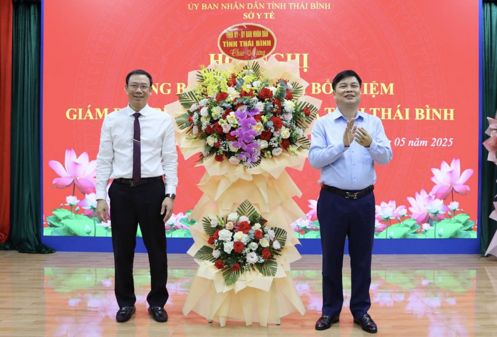   Công bố quyết định bổ nhiệm Giám đốc Bệnh viện Đa khoa tỉnh Thái Bình