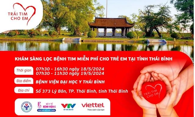   Hỗ trợ khám sàng lọc miễn phí bệnh tim bẩm sinh cho trẻ em dưới 18 tuổi trên địa bàn tỉnh