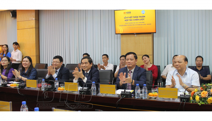   Ký kết thỏa thuận hợp tác chiến lược giữa Trường Đại học Thái Bình và Ngân hàng TMCP Sài Gòn – Hà Nội