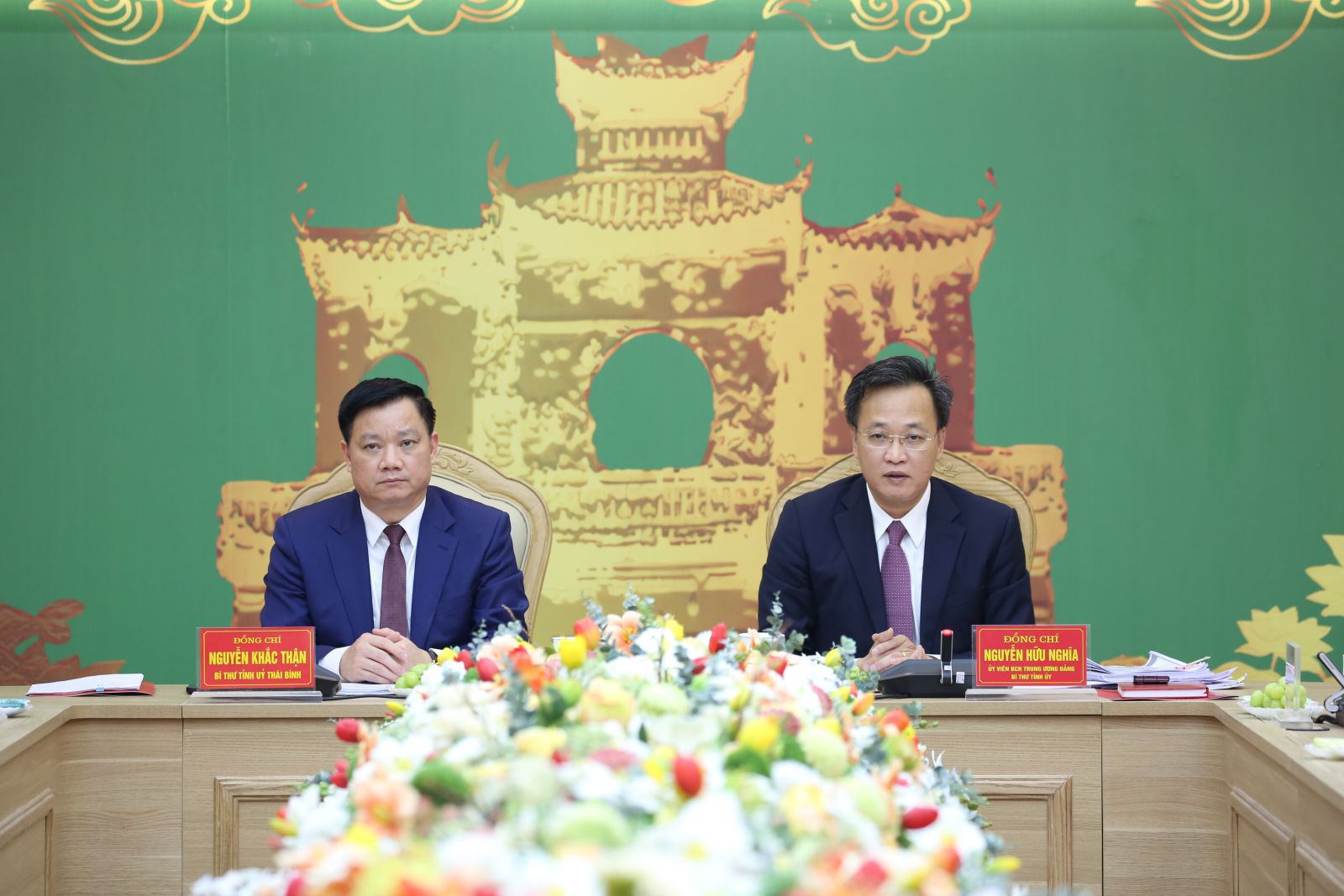   Ban Thường vụ VV88 casino Thái Bình làm việc với Ban Thường vụ VV88 casino VV88id nổ hũ về hợp nhất hai tỉnh