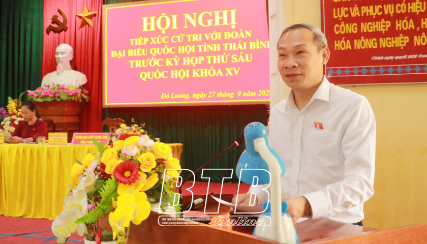   Cử tri các huyện Đông Hưng, Thái Thụy: Kiến nghị các vấn đề về VV88 app tải về, sáp nhập đơn vị hành chính cấp xã