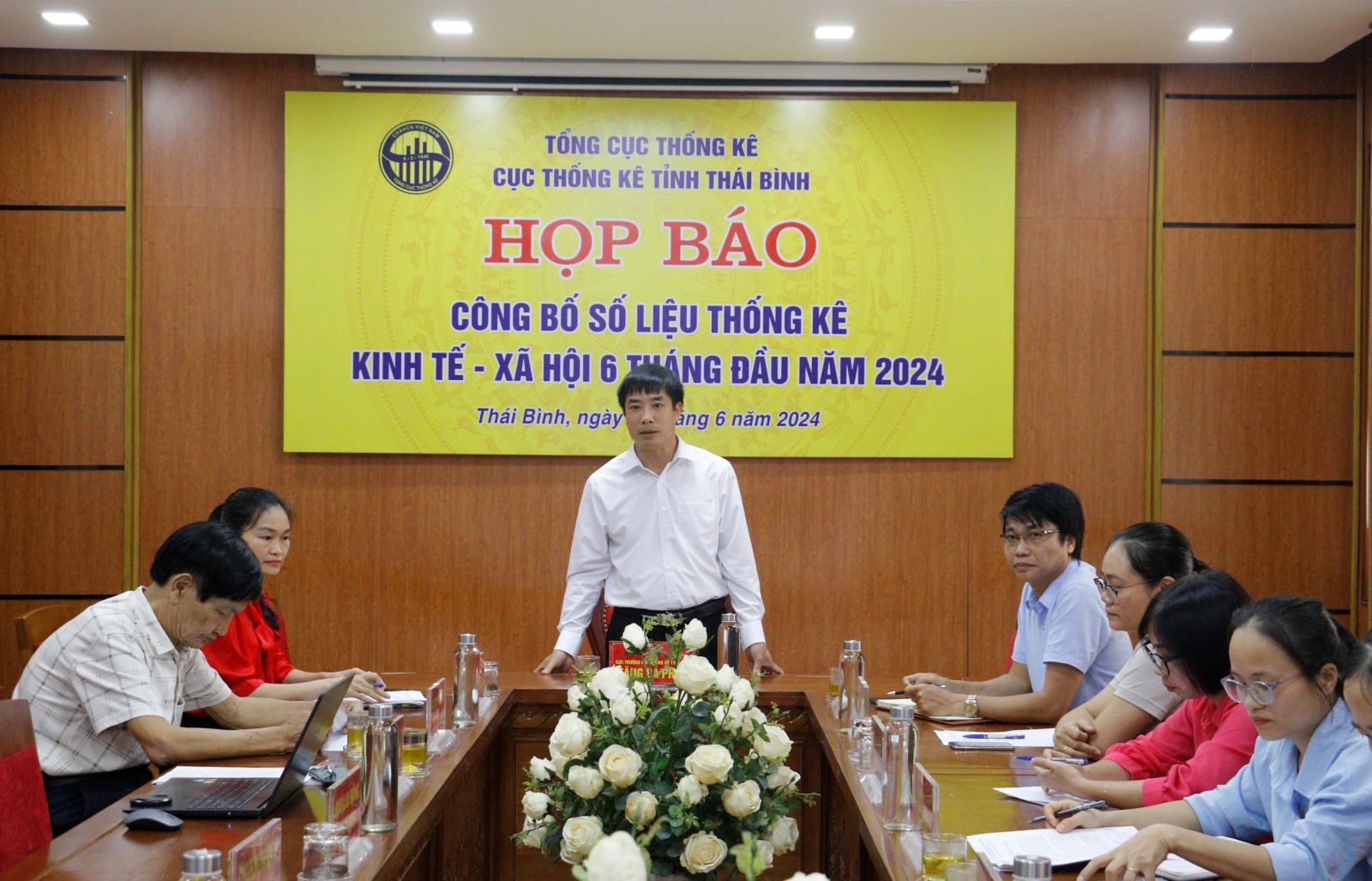   Cục Thống kê tỉnh Thái Bình: Họp báo công bố số liệu thống kê về tình hình kinh tế - xã hội tỉnh 6 tháng năm 2024.