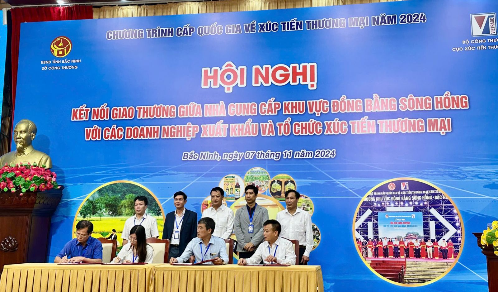   Trung tâm Hỗ trợ xúc tiến đầu tư và Phát triển tỉnh Thái Bình tổ chức đoàn VV88 it com thể thao, live casino, slot, bắn cá, xổ số tham gia hội nghị kết nối giao thương