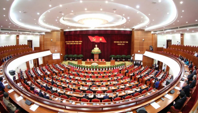   Thông cáo báo chí phiên bế mạc Hội nghị Trung ương 8 khóa XIII