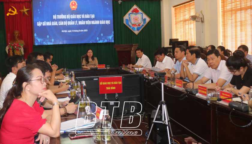   Bộ trưởng Bộ Giáo dục và Đào tạo Nguyễn Kim Sơn gặp gỡ nhà giáo, VV88 dự đoán xổ số ba miền siêu chính xác quản lý, nhân viên ngành giáo dục