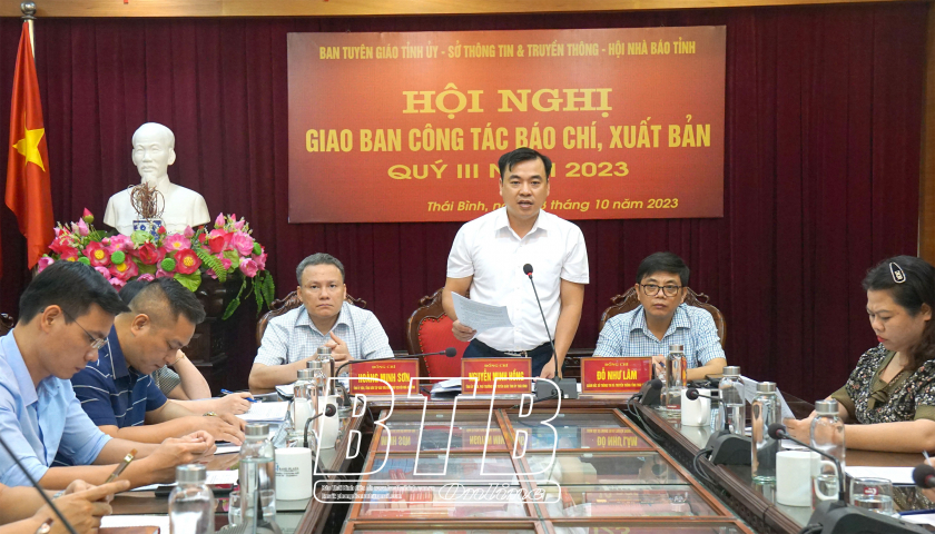   Giao ban công tác báo chí, xuất bản quý III/2023