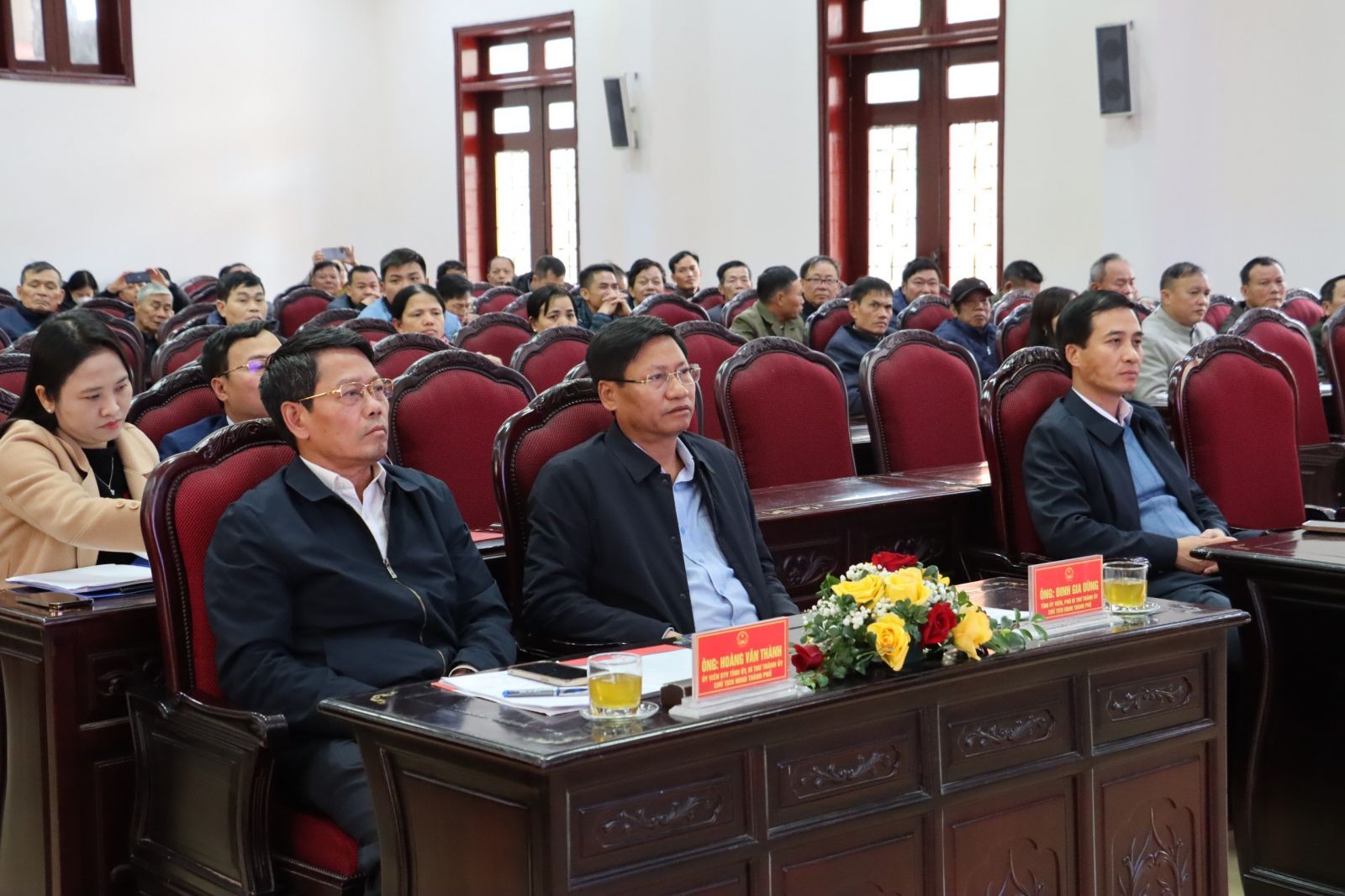   Các đại biểu HĐND tỉnh tiếp xúc cử tri tại thành phố Thái Bình