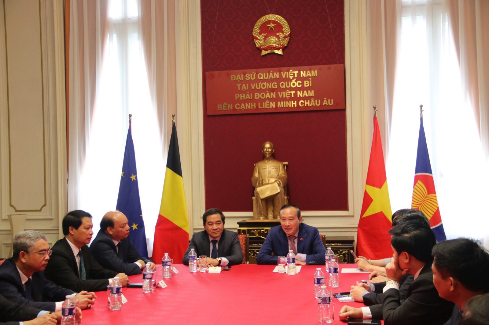   Đoàn công tác xúc tiến đầu tư tỉnh Thái Bình làm việc với Đại sứ quán Việt Nam tại Vương quốc Bỉ