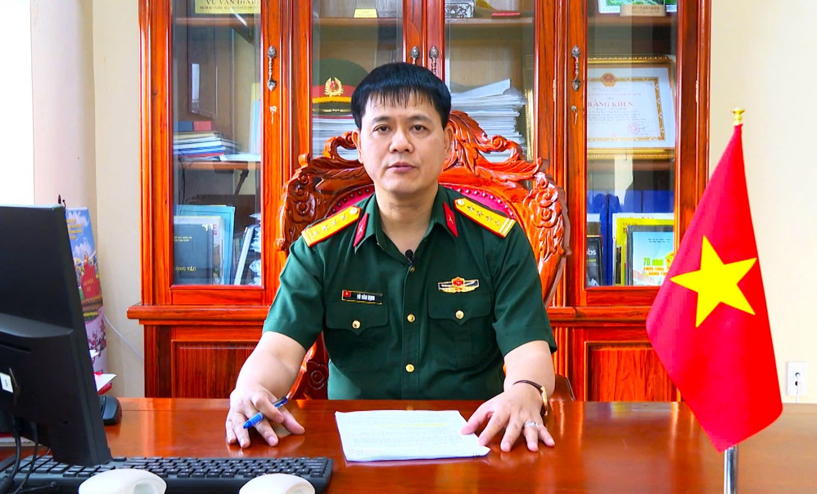   Tiếp nối truyền thống vẻ vang, xây dựng lực lượng vũ trang vững mạnh toàn diện, mẫu mực, tiêu biểu