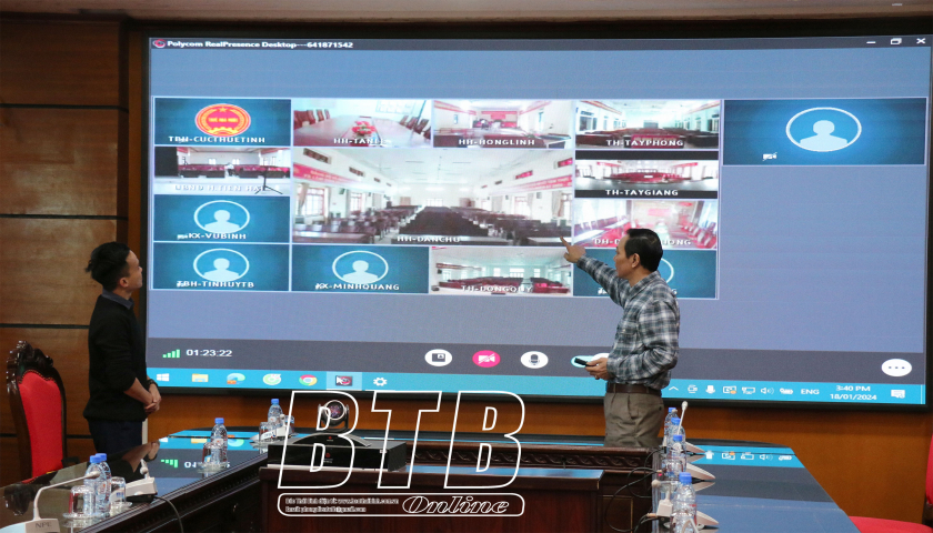   Kết nối 272 điểm cầu phục vụ hội nghị trực tuyến toàn tỉnh nghiên cứu, học tập, quán triệt chuyên đề năm 2024