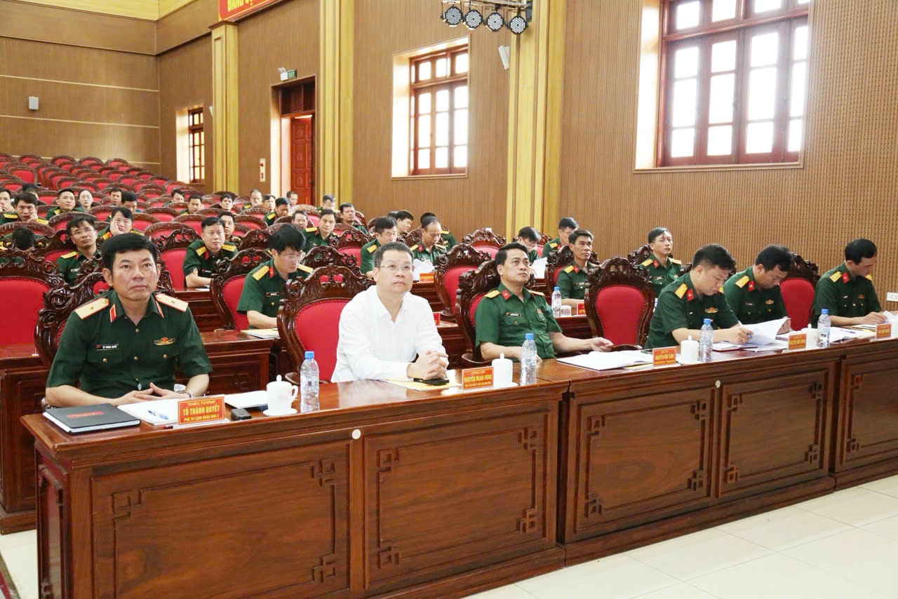   Bộ CHQS tỉnh sơ kết công tác quốc phòng, quân sự địa phương 6 tháng đầu năm