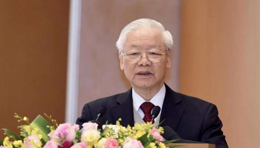   Tự hào và tin tưởng dưới lá cờ vẻ vang của Đảng, quyết tâm xây dựng một nước Việt Nam ngày càng giàu mạnh, văn minh, văn hiến và anh hùng