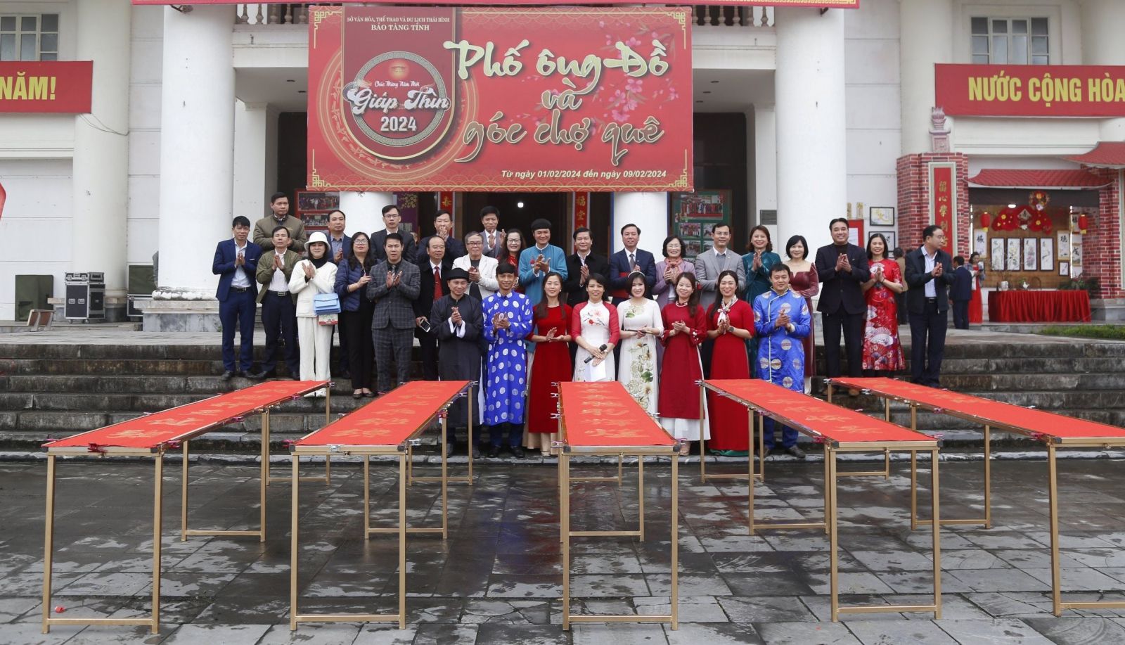   Tái hiện không gian văn hóa truyền thống qua Phố ông Đồ và góc chợ quê tại Bảo tàng Thái Bình