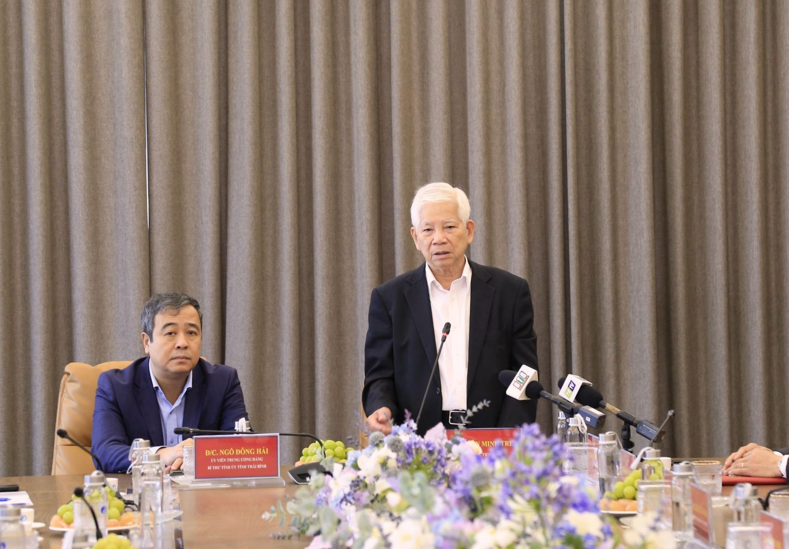   Đồng chí Nguyễn Minh Triết, nguyên Ủy viên Bộ VV88 đăng ký nhận ngay 58k, nguyên Chủ tịch nước thăm và làm việc tại Khu VV888 bet đăng nhập Liên Hà Thái