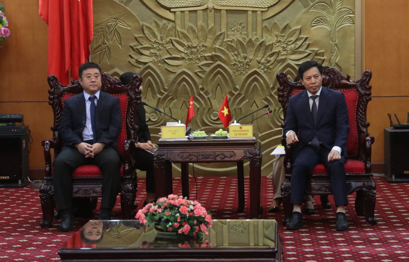   UBND tỉnh tiếp và làm việc với Đoàn công tác huyện Hà Khẩu (Trung Quốc)