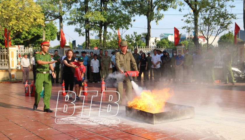   “Dân vận khéo” tạo sức mạnh tổng hợp trong phòng cháy, chữa cháy