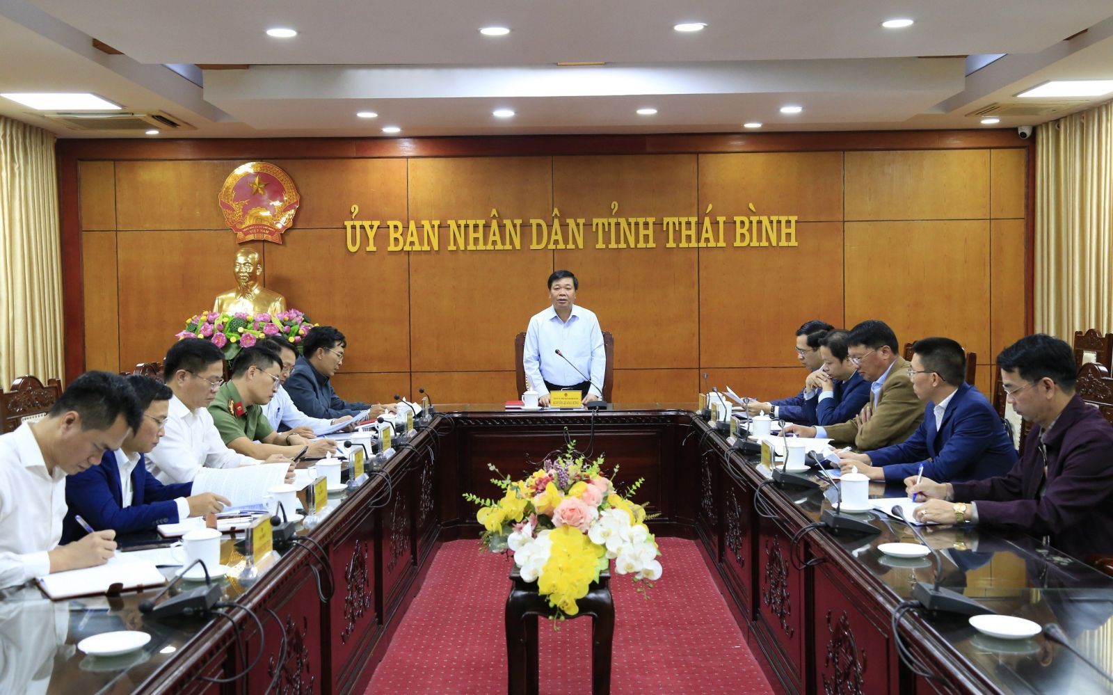   Báo cáo tiến độ thực hiện dự án khu tập thể 4-5 tầng, phường Lê Hồng Phong