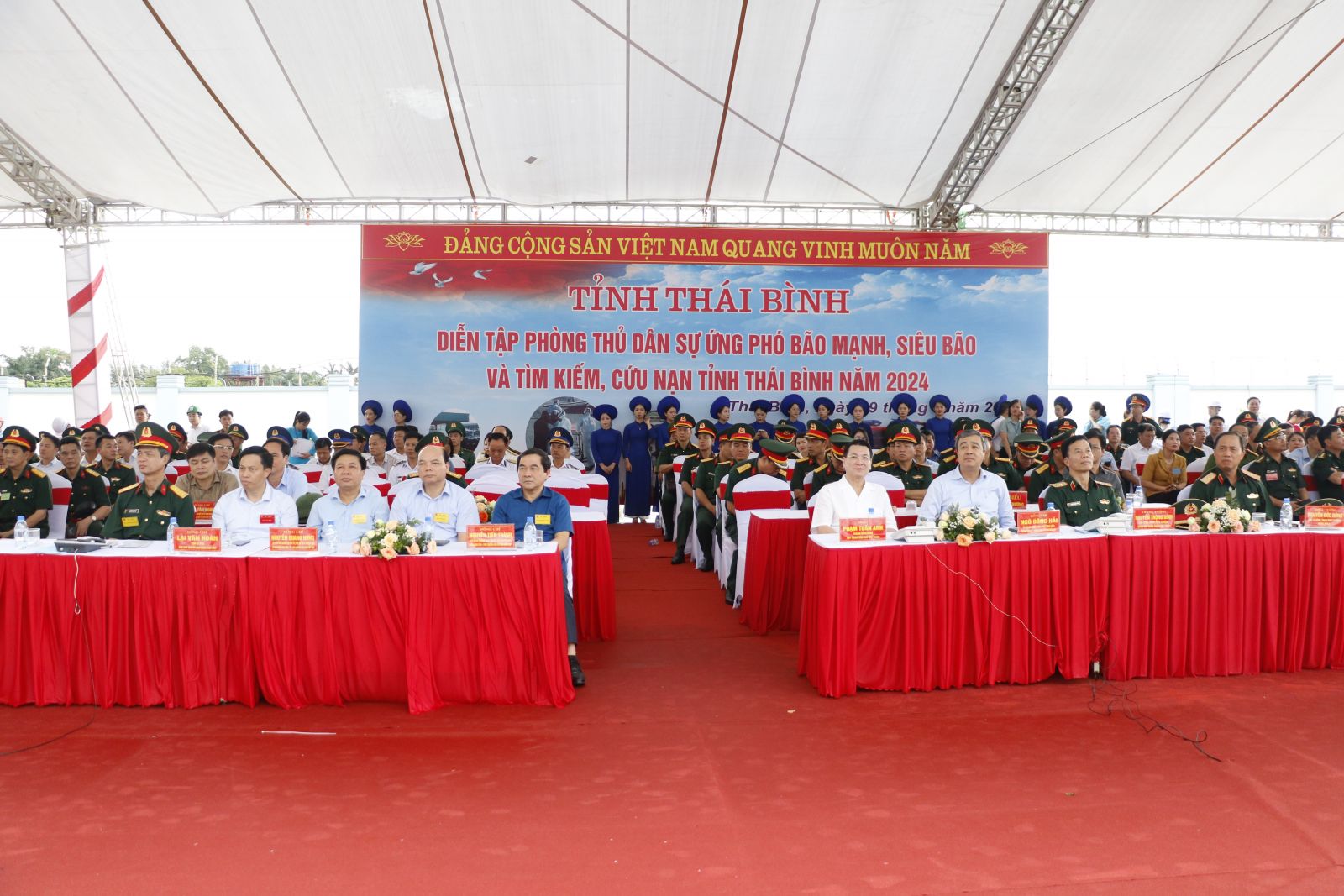   Diễn tập xử trí tình huống sự cố hóa chất tại Nhà máy Nhiệt điện Thái Bình 2