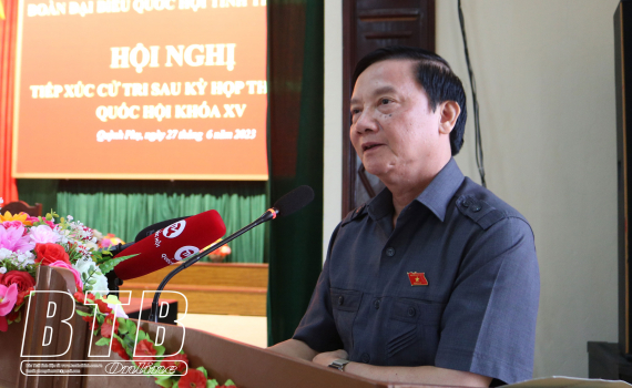   Đại biểu VV88 casino đăng ký tỉnh tiếp xúc cử tri tại huyện Quỳnh Phụ và Hưng Hà