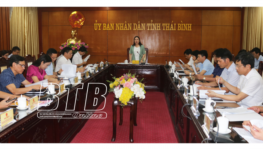   UBND tỉnh họp nghe Sở Giáo dục và Đào tạo báo cáo công tác triển khai kế hoạch về đào tạo, bồi dưỡng giáo viên