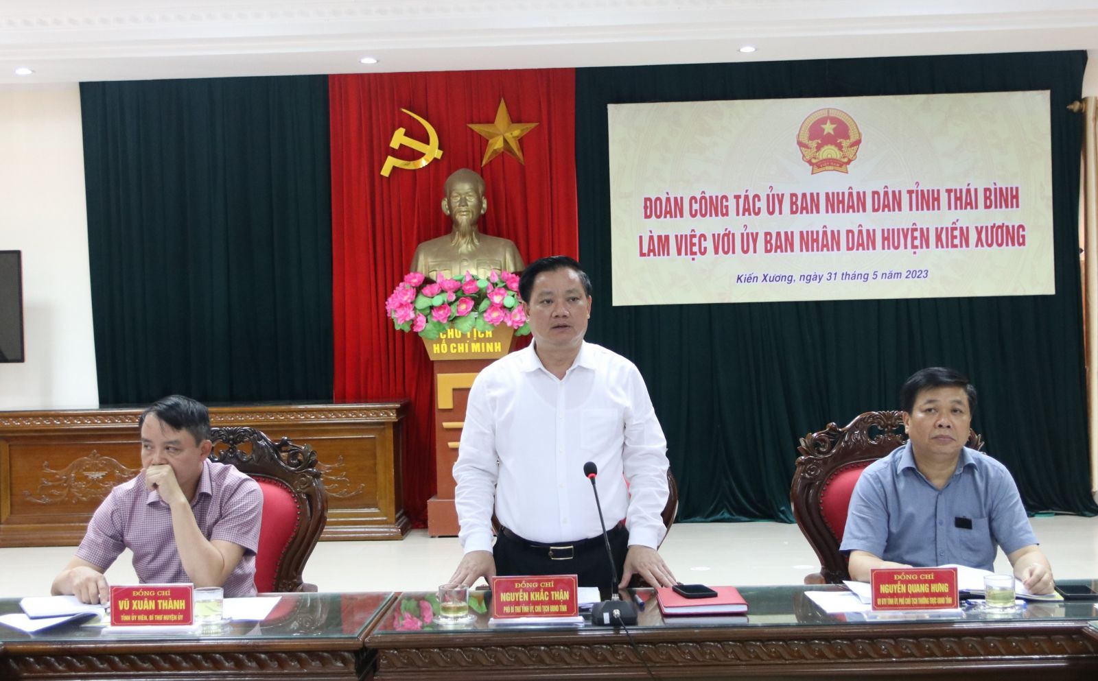   Tập trung tháo gỡ khó khăn, vướng mắc thúc đẩy phát triển kinh tế - xã hội của huyện Kiến Xương