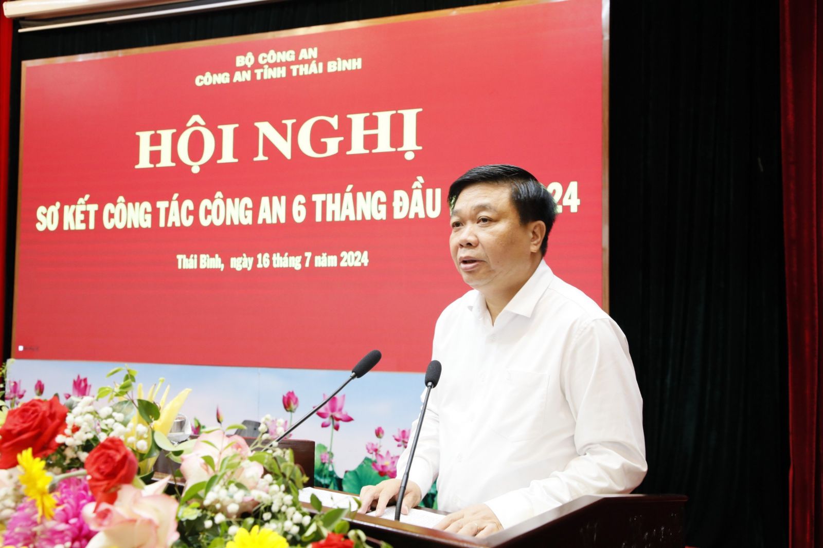   Hội nghị sơ kết công tác công an 6 tháng đầu năm năm 2024