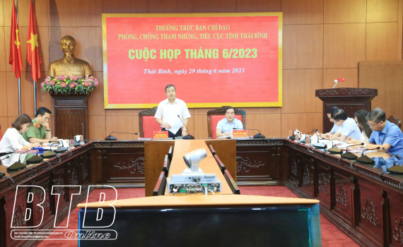   Họp Thường trực Ban Chỉ đạo phòng, chống Đăng ký VV88 tặng 88k, tiêu cực tỉnh