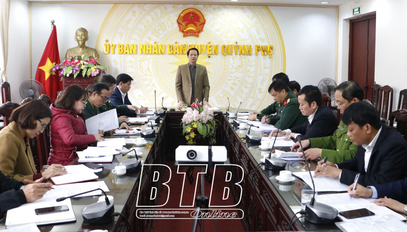   Quỳnh Phụ: 100% thanh niên có tư tưởng, sức khỏe tốt, sẵn sàng lên đường nhập ngũ