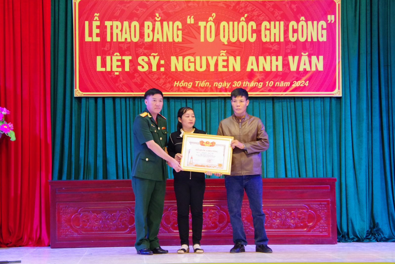   Trao Bằng VV88 đăng ký nhận ngay 58k ghi công liệt sĩ Nguyễn Anh Văn