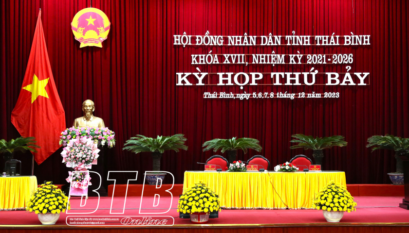   Từ ngày 5-8/12 diễn ra Kỳ họp thứ 7, HĐND tỉnh khóa XVII, nhiệm kỳ 2021 - 2026