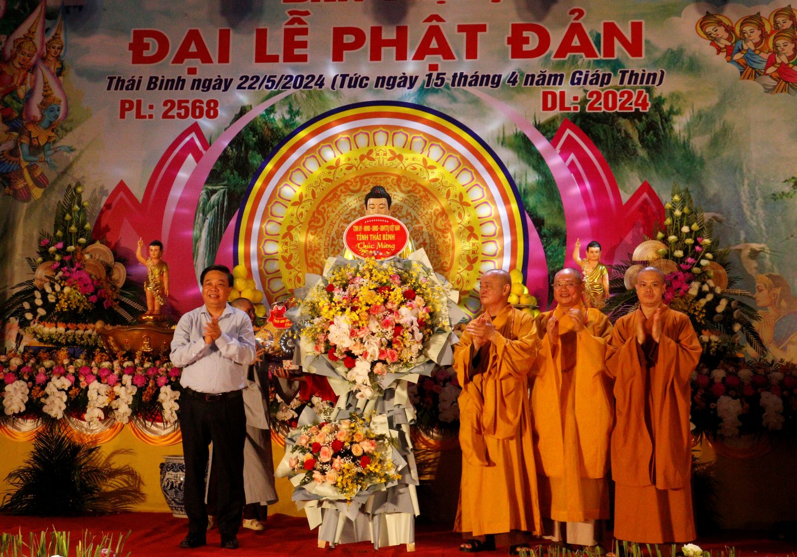   Ban Trị sự Giáo hội Phật giáo Việt Nam tỉnh Thái Bình tổ chức đại lễ Phật đản Phật lịch 2568 – dương lịch 2024