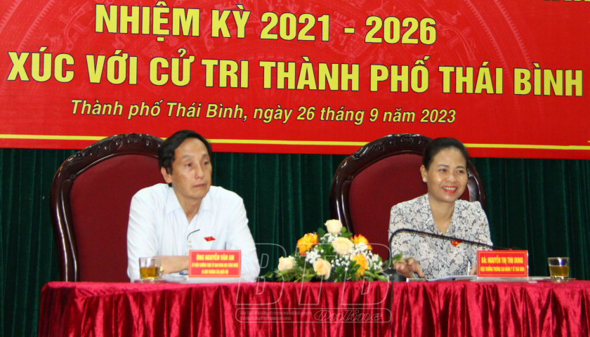   Đại biểu VV88 casino đăng ký tỉnh: Tiếp xúc cử tri thành phố Thái Bình