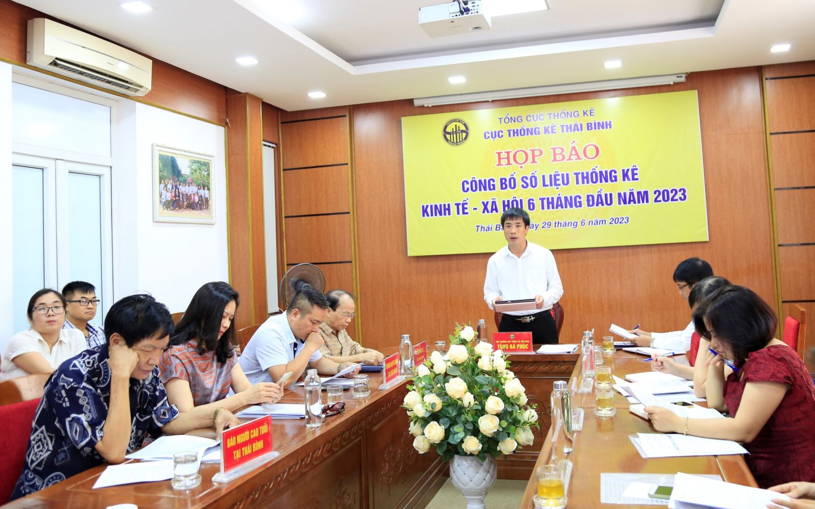   Họp báo công bố số liệu thống kê kinh tế - xã hội 6 tháng đầu năm 2023