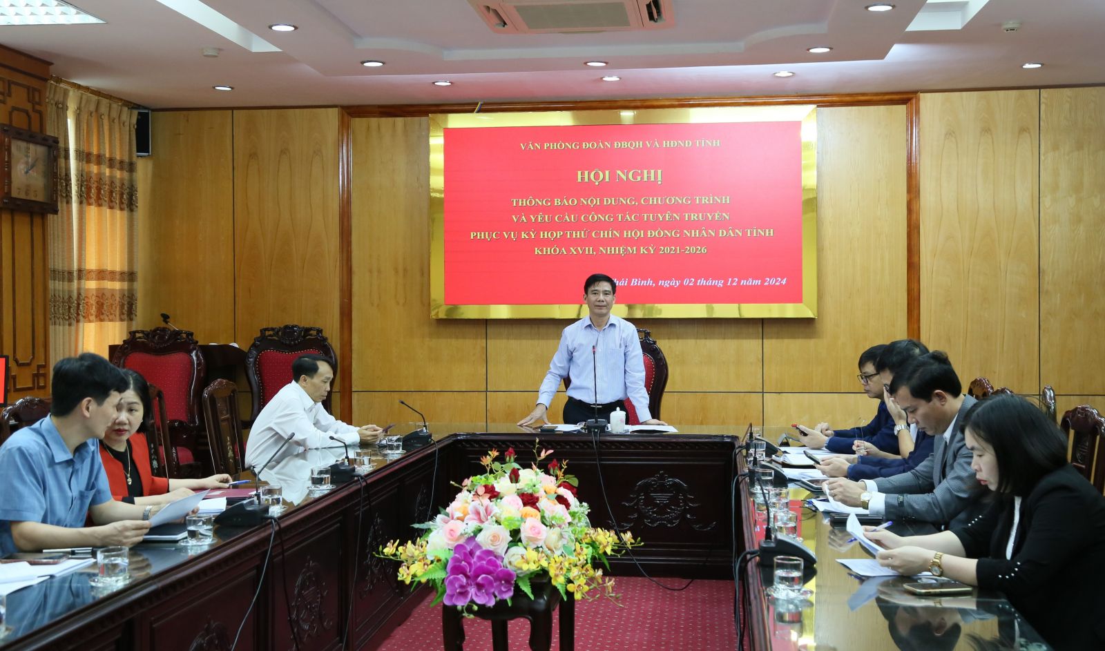   Kỳ họp thứ 9 HĐND tỉnh khóa XVII dự kiến diễn ra từ ngày 10 - 12/12