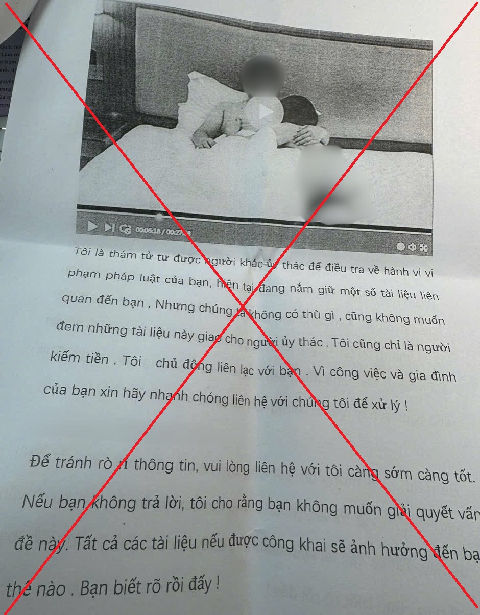   Cảnh báo thủ đoạn giả là thám tử đe dọa tống tiền
