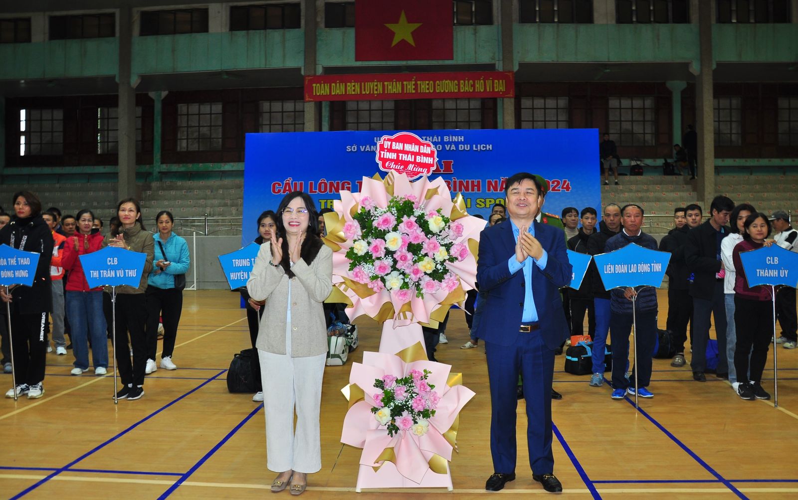   Khai mạc giải Cầu lông tỉnh Thái Bình tranh Cúp Hùng Hải Sport năm 2024