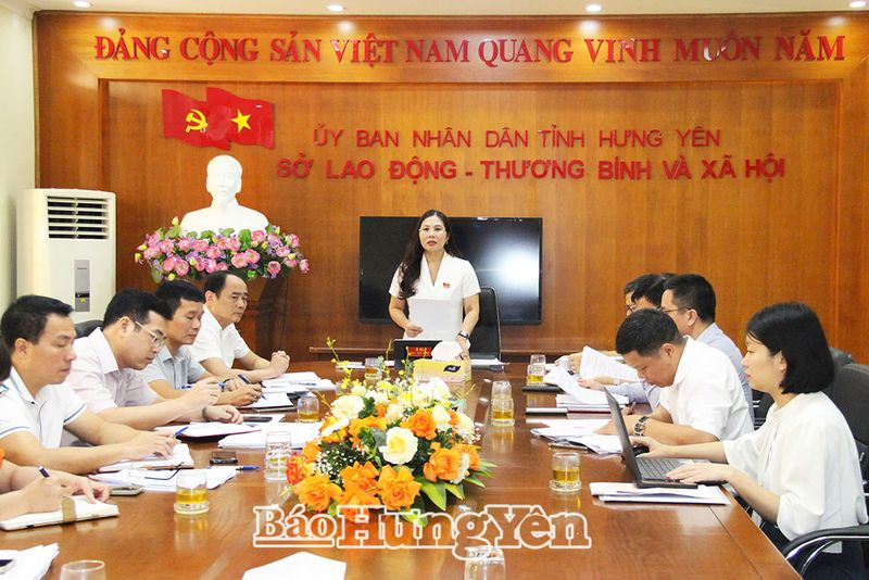   Giám sát tình hình triển khai, thực hiện Chương trình phát triển giáo dục và đào tạo tại Sở Lao động – Thương binh và Xã hội; Sở Nội vụ