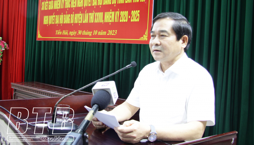   Tiền hải: Tốc độ tăng trưởng giá trị sản xuất bình quân giai đoạn 2021 - 2023 ước tăng 11,01%