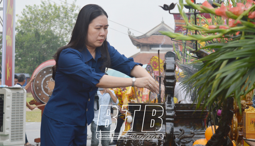   Hưng Hà: Tổ chức lễ tế kỳ thiên tri ân các vị vua triều Trần năm 2023