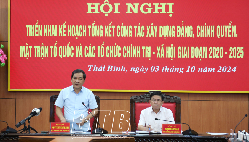   Xây dựng báo cáo tổng kết công tác xây dựng Đảng, chính quyền, MTTQ và các tổ chức chính trị - xã hội, nhiệm kỳ 2020 - 2025 phải bảo đảm chất lượng