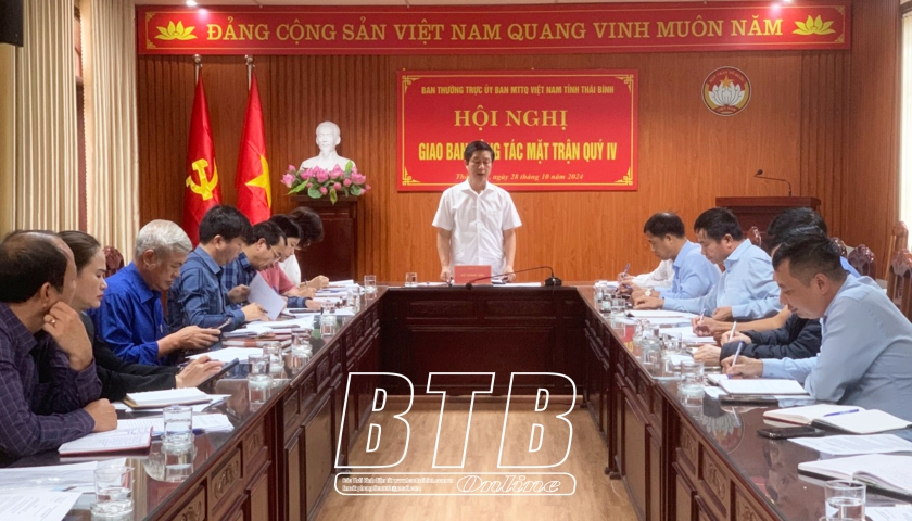  Tập trung triển khai nhiệm vụ công tác mặt trận quý IV/2024