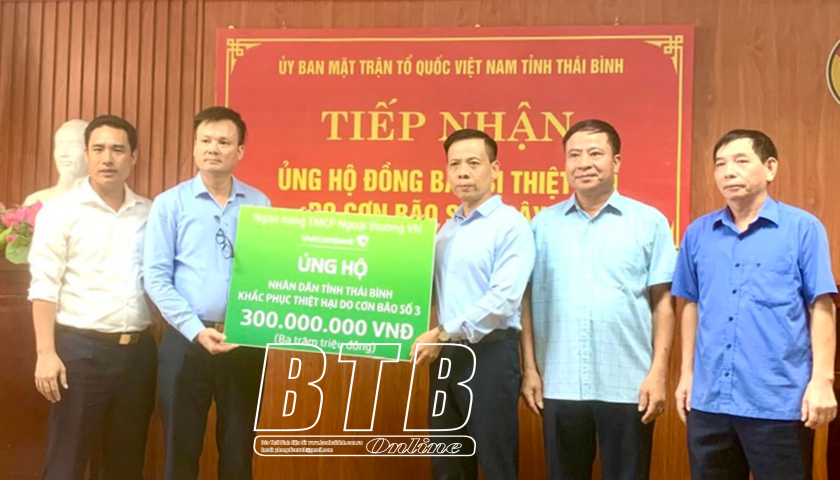  Tiếp nhận hơn 34,7 tỷ đồng ủng hộ đồng bào bị thiệt hại do bão số 3 gây ra
