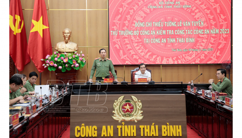   Công an tỉnh Thái Bình đạt và vượt nhiều chỉ tiêu được giao