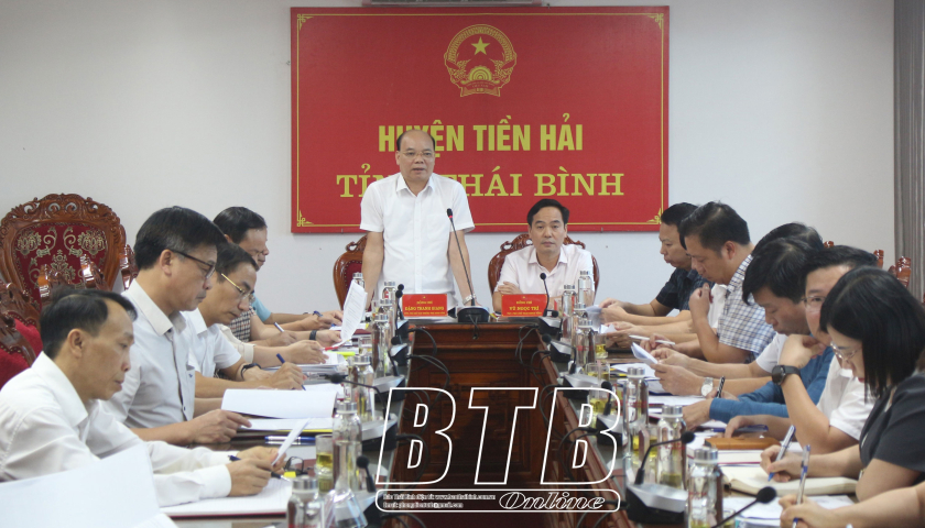   Thường trực HĐND tỉnh: Giám sát chuyên đề việc thực hiện kết luận, kiến nghị của Kiểm toán Nhà nước của huyện Tiền Hải