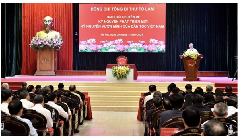   Tổng Bí thư Tô Lâm trao đổi chuyên đề đặc biệt quan trọng, định hướng phát triển đất nước