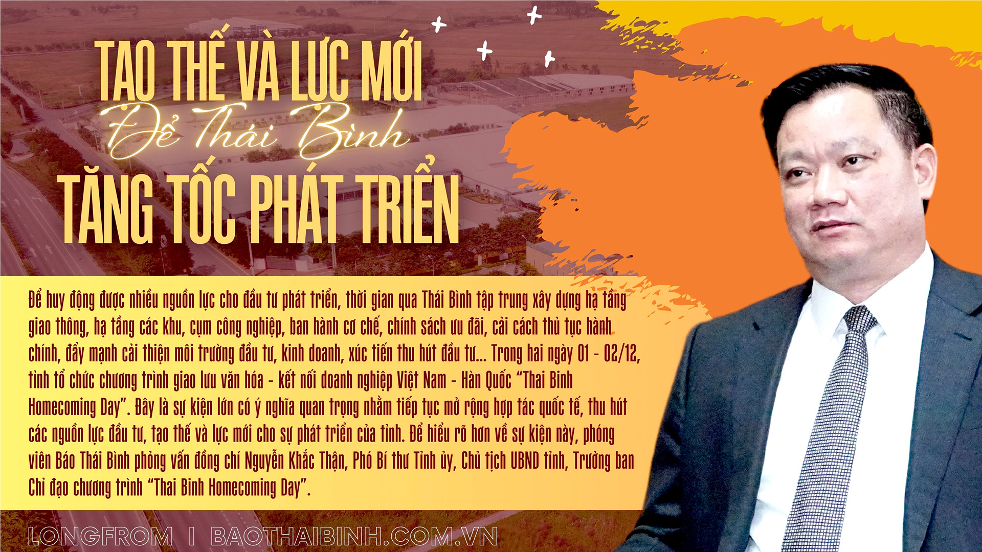   Tạo thế và lực mới để Thái Bình tăng tốc phát triển